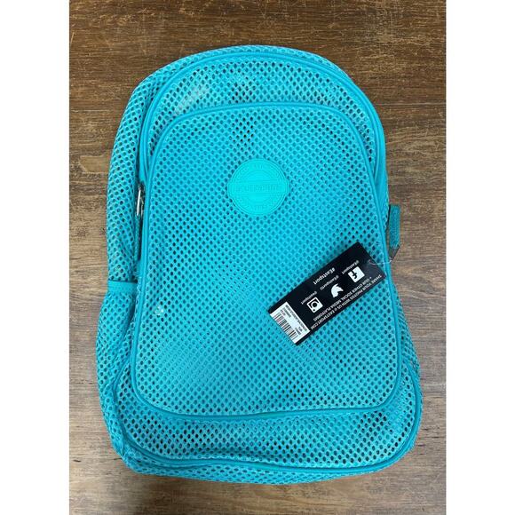 NWT Eastsport Multi-purpose Turquoise Mesh Backpack. P28 - Picture 1 of 3